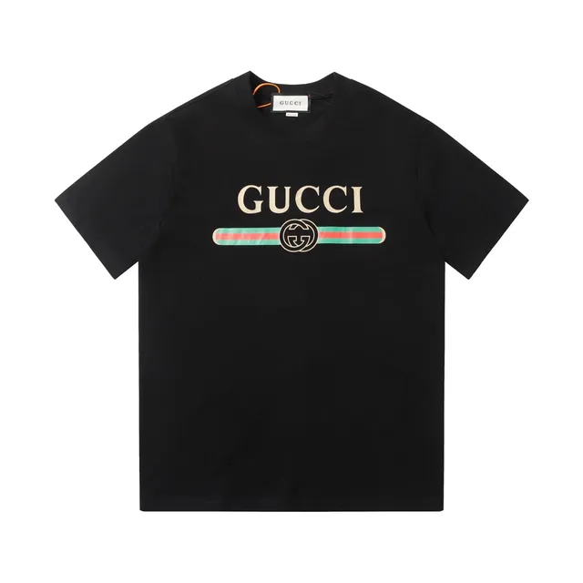 Gucci Logo T-Shirt Web Stripe