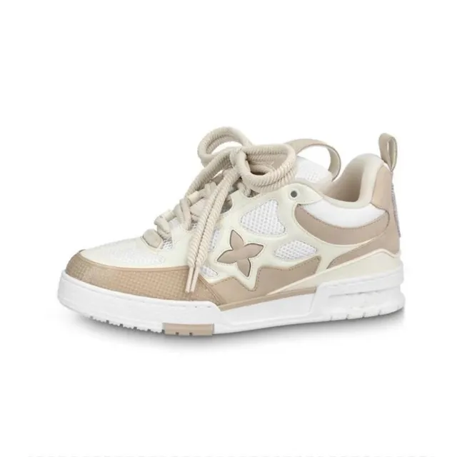 Louis Vuitton LV Trainer Beige and White