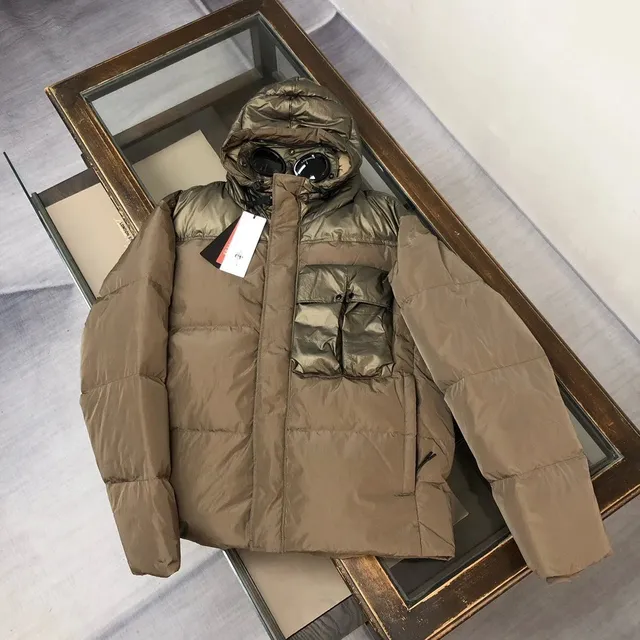 C.P. Company Goggle Jacket Metallic Beige