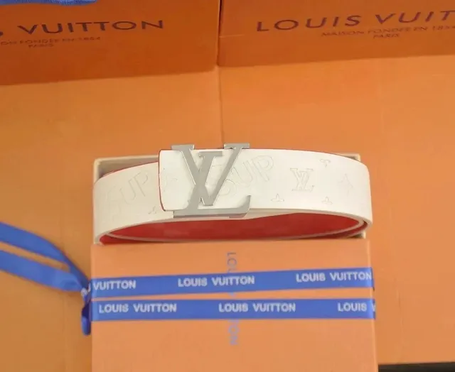 Louis Vuitton LV Belt Monogram Embossed