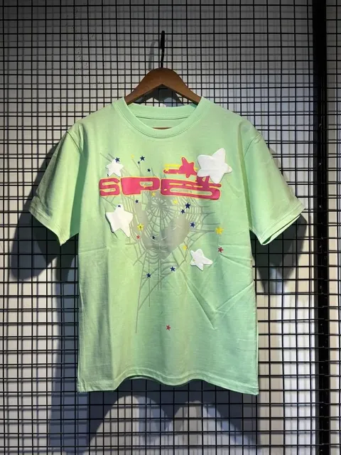 Sp5der Graphic T-Shirt Star Web Print