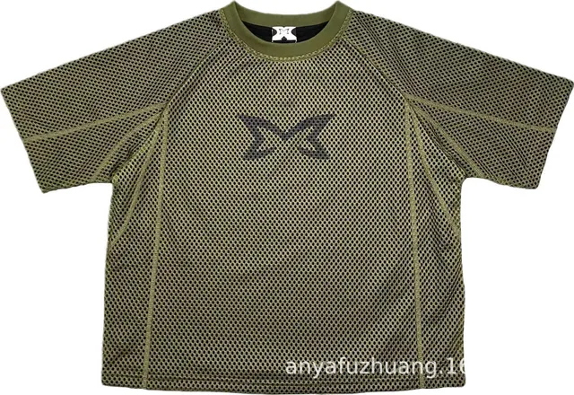 Chrome Hearts Mesh T-Shirt Olive Green