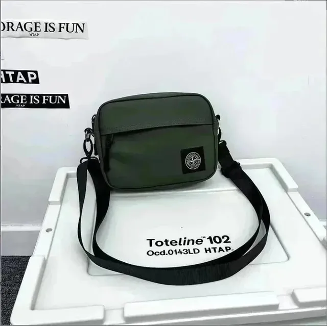 Stone Island Shoulder Bag Olive Green