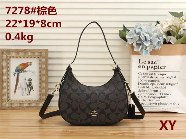 Coach Hobo Bag Signature Canvas
