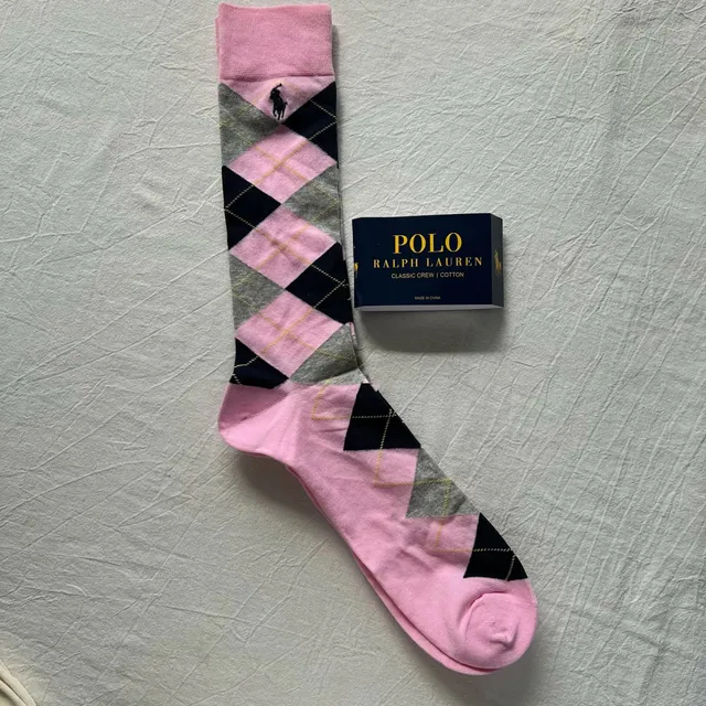Polo Ralph Lauren Classic Crew Socks Argyle Pattern