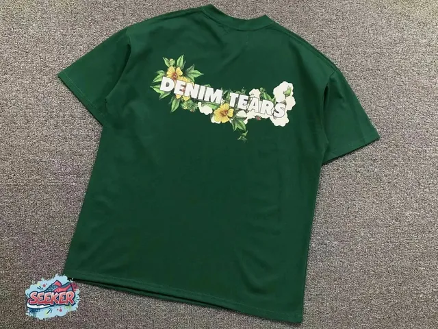 Denim Tears Graphic Tee Floral Logo
