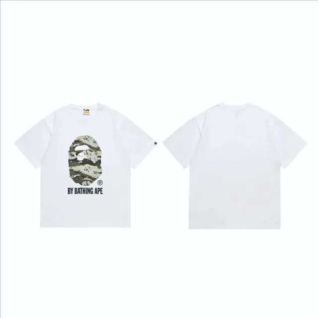 BAPE Shark Tee Camo Ape Head