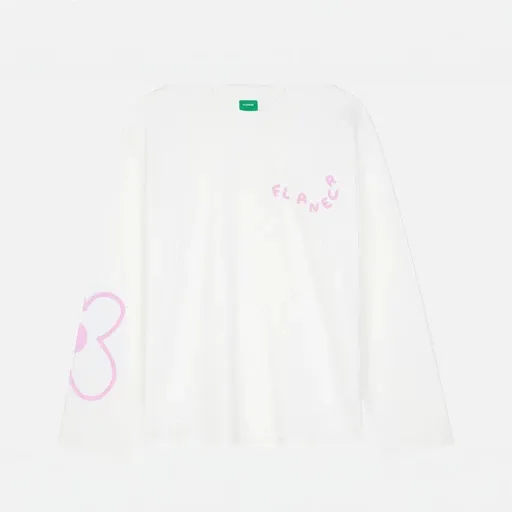 Fear of God Essentials Long Sleeve Tee Pink Logo