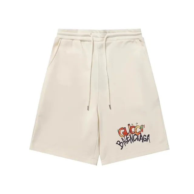 Logo-Print Shorts Gucci x Balenciaga Graffiti