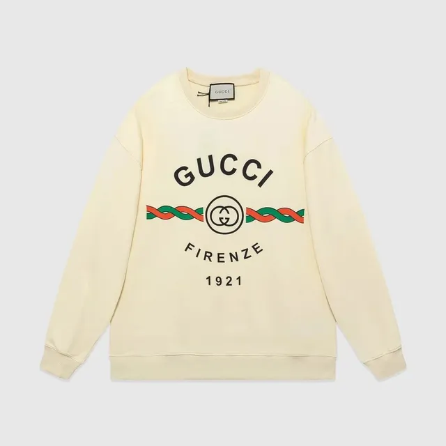 Crewneck Sweatshirt Gucci Firenze 1921 Print