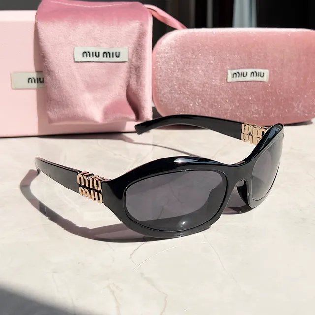 Miu Miu Sunglasses Logo Temples