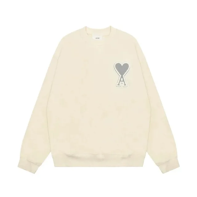 AMI Paris Crewneck Sweatshirt Heart A Patch