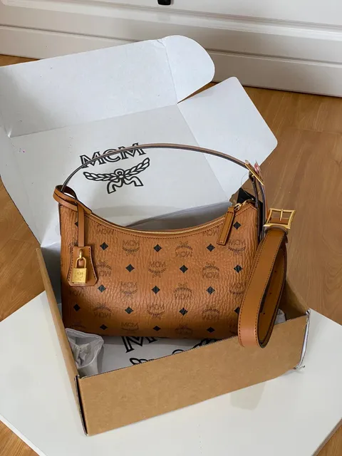 MCM Hobo Bag Visetos Monogram