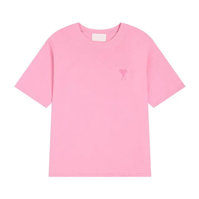 Comme des Garçons Heart Logo Tee Pink