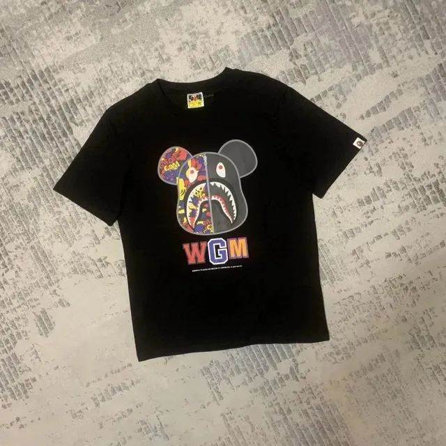 BAPE × Corteiz Shark Tee WGM Split Shark