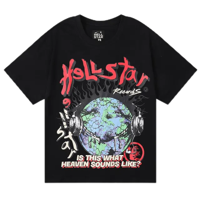 Graphic Tee Hellstar Records Earth Print