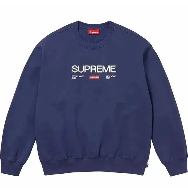 Supreme Crewneck Sweatshirt Established Box Logo