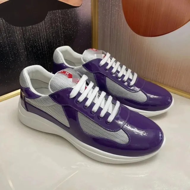 Prada Galleria Sneaker Patent Purple