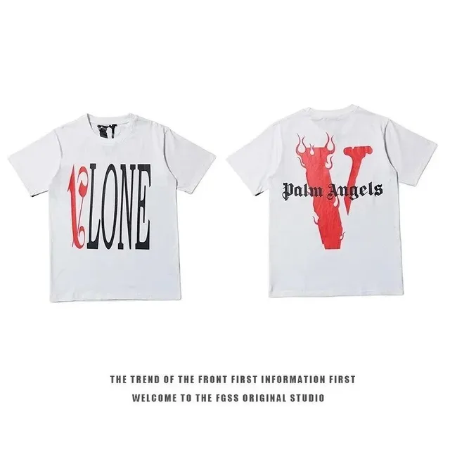 Off-White Graphic Tee Palm Angels Collab