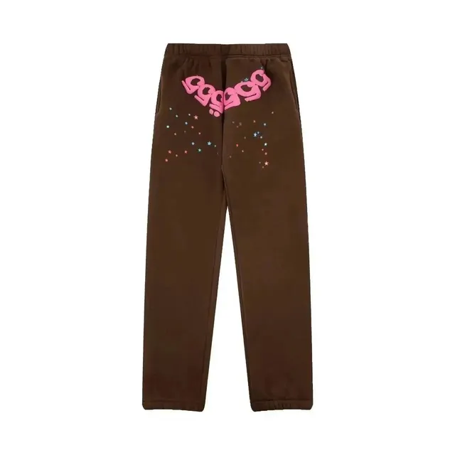 Broken Planet Sweatpants Pink Logo with Stars