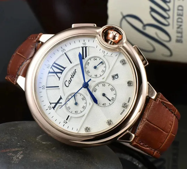 Cartier Santos Chronograph Diamonds on Dial
