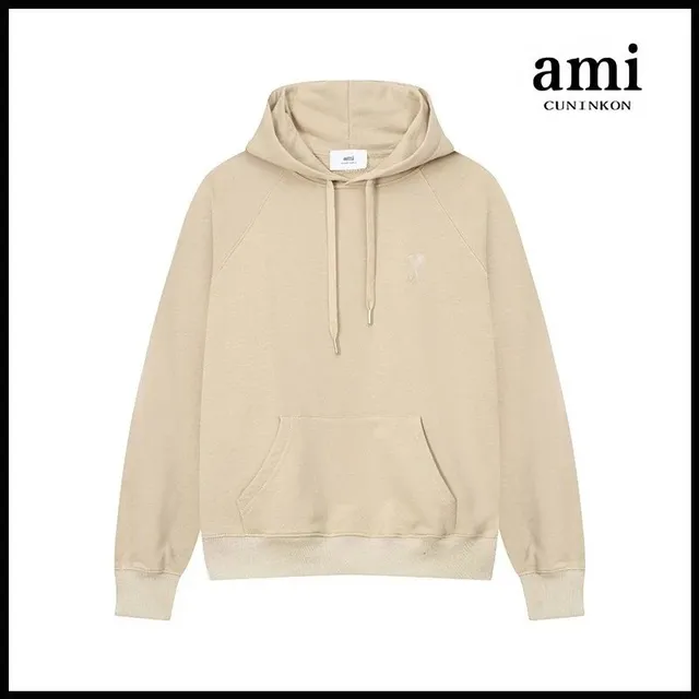 AMI Paris Hoodie Embroidered Heart