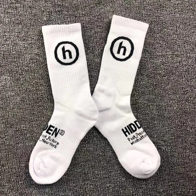 Hidden NY Logo Socks Black Logo