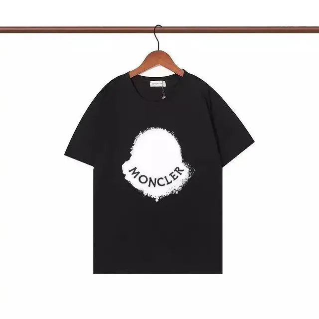 Moncler Logo T-Shirt Paint Splatter