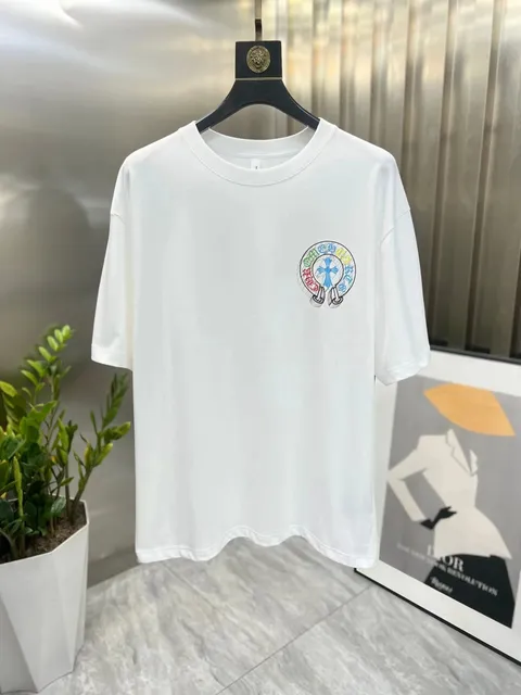 Chrome Hearts T-Shirt Rainbow Cross Logo