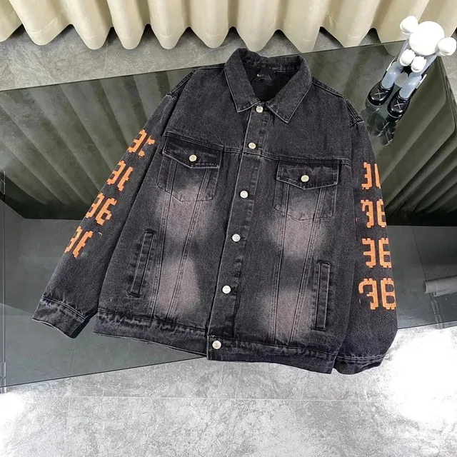 KAWS Denim Jacket Pixel Logo Sleeve