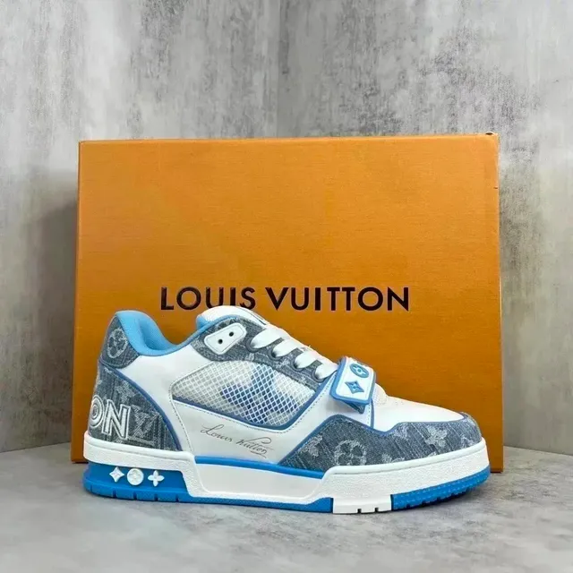 Louis Vuitton LV Trainer Monogram Denim