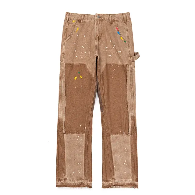 Carhartt Paint-Splatter Work Pant Distressed Painter Style