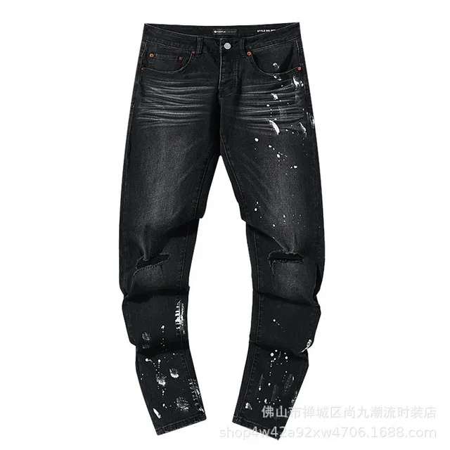 Levi's 501 Jeans Paint Splatter Distressed