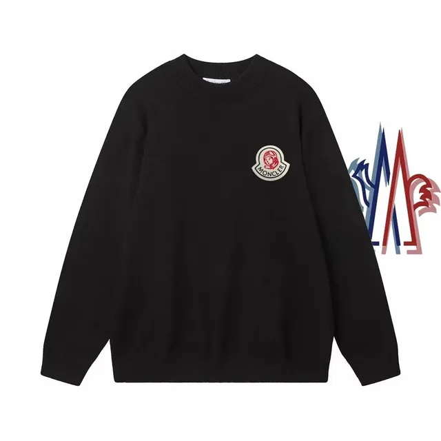 Moncler Crewneck Sweater Logo Patch