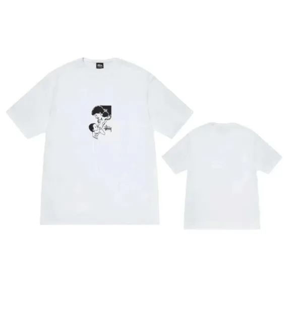 Stüssy Graphic T-Shirt Snow White Print