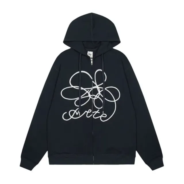 Amiri Zip-Up Hoodie Scrawl Logo