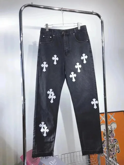 Chrome Hearts Cross Patch Jeans