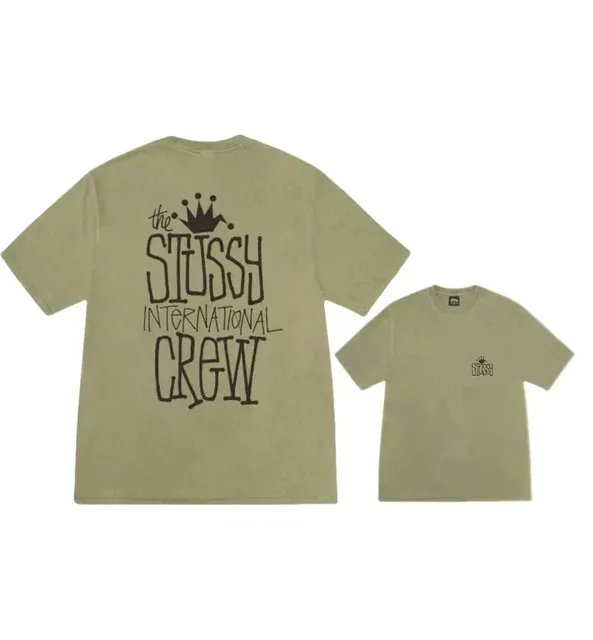 Stüssy International Crew Tee Crown Logo