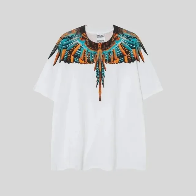 Marcelo Burlon Wings T-Shirt Feather Wings Print