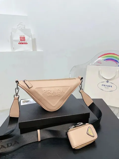 Prada Triangle Belt Bag Smooth Leather