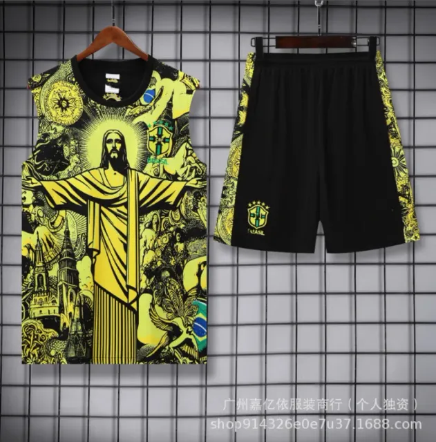 Graphic Tank & Shorts Set Christ the Redeemer Print
