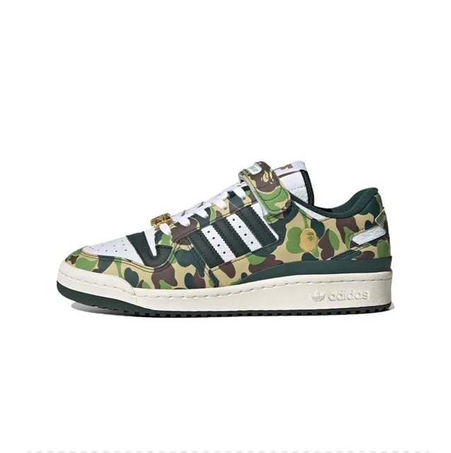 Adidas × BAPE Forum Low Camo