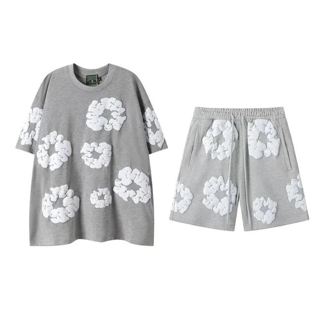 Off-White Cloud Print Set 3D Cloud Appliqué