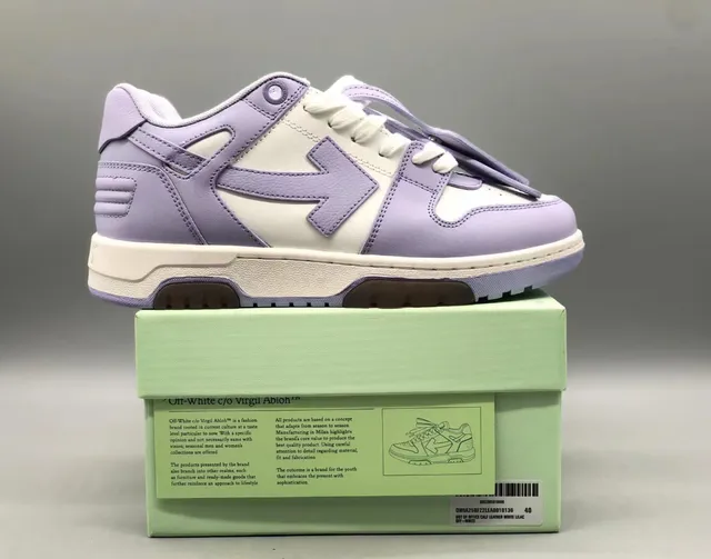 Off-White c/o Virgil Abloh White Leather White Lilac