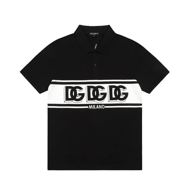 Dior Polo Shirt DG Logo Band