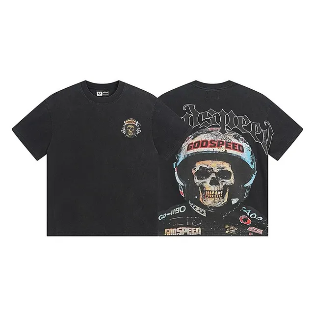 Godspeed Skull Helmet Tee