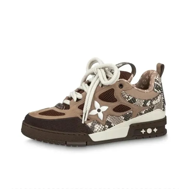 Louis Vuitton LV Trainer Snake Print