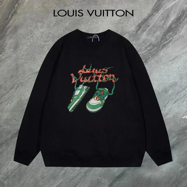 Louis Vuitton Crewneck Sweatshirt Sneaker Graphic Print
