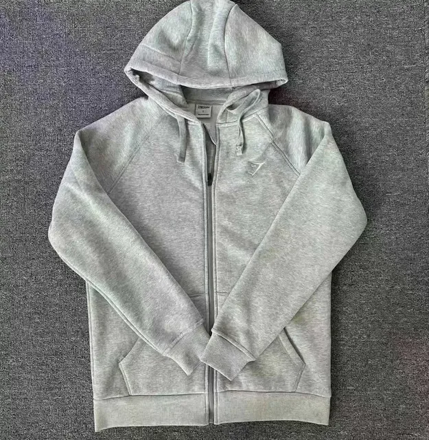Gymshark Full Zip Hoodie Heather Grey