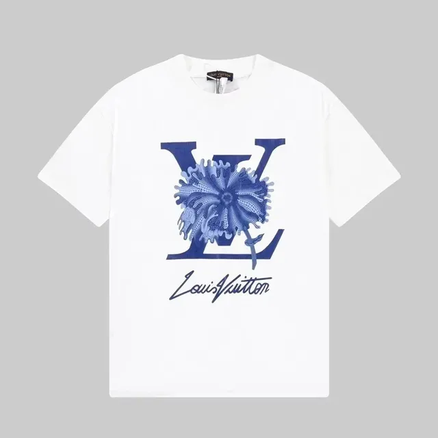 白色蓝花标002